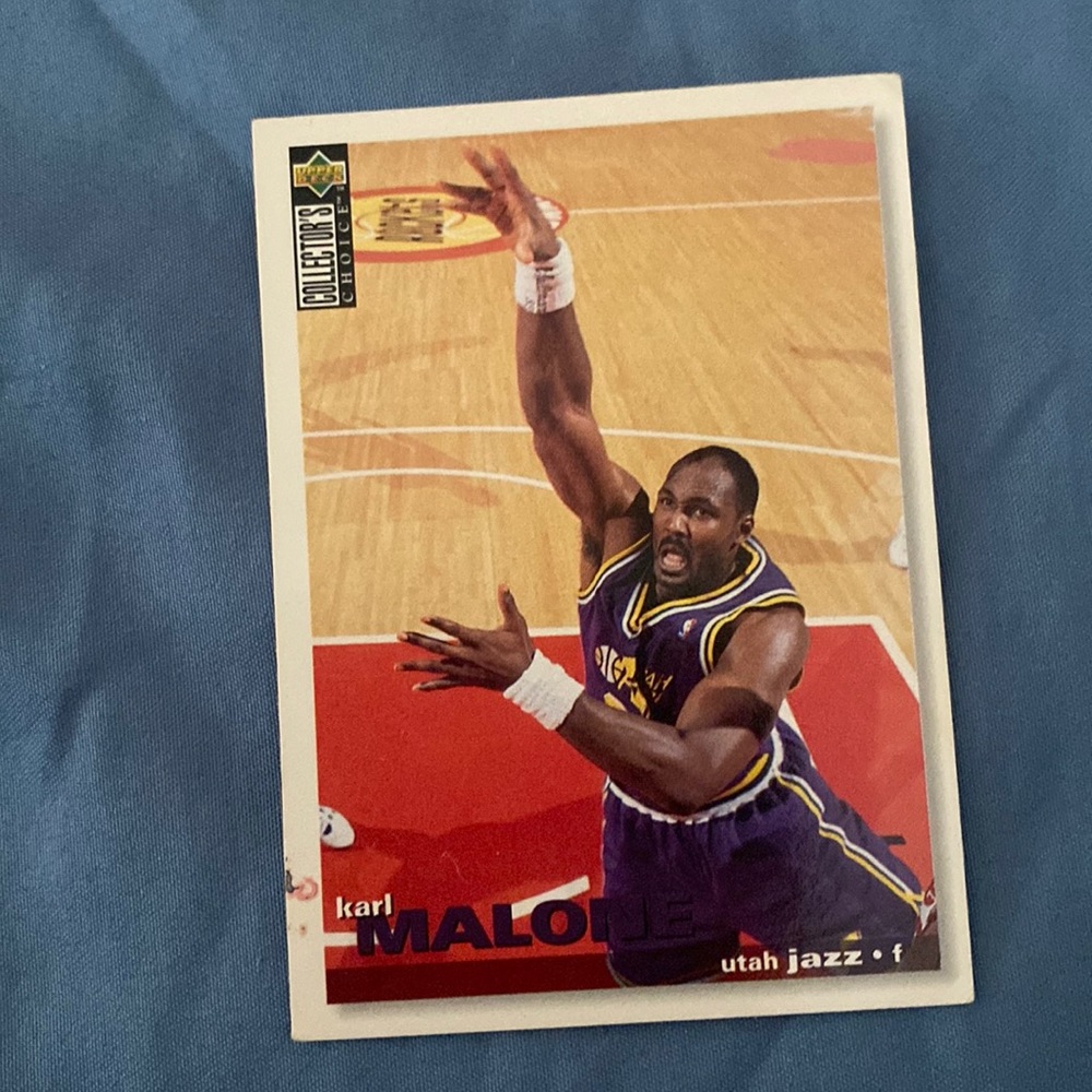 Karl Malone Utah Jazz basketball card